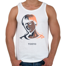 PRINTFASHION Money Heist - Tokyo - Férfi atléta - Fehér atléta, trikó