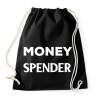 PRINTFASHION Money spender - Sportzsák, Tornazsák - Fekete