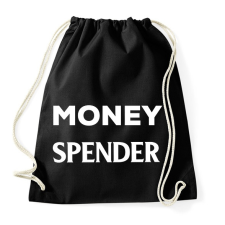 PRINTFASHION Money spender - Sportzsák, Tornazsák - Fekete tornazsák