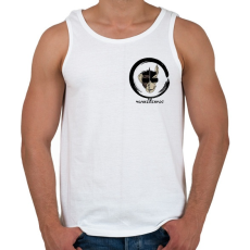 PRINTFASHION MonkeyDonkey - Férfi atléta - Fehér