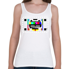 PRINTFASHION Monoscope 1 - Női atléta - Fehér női trikó