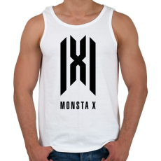 PRINTFASHION monsta x - Férfi atléta - Fehér