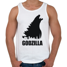PRINTFASHION Monster - Férfi atléta - Fehér