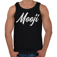 PRINTFASHION Mooji 1 - Férfi atléta - Fekete atléta, trikó