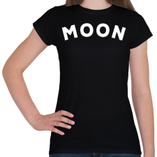 PRINTFASHION MOON - Női póló - Fekete női póló