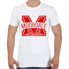 PRINTFASHION Moordale - Férfi póló - Fehér férfi póló