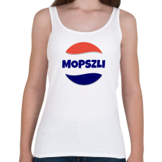 PRINTFASHION MOPSZLI - Női atléta - Fehér