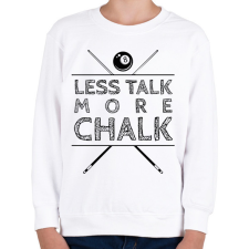 PRINTFASHION More chalk - Gyerek pulóver - Fehér gyerek pulóver, kardigán