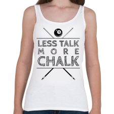 PRINTFASHION More chalk - Női atléta - Fehér női trikó