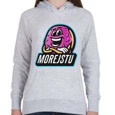 PRINTFASHION Morejstu - Női kapucnis pulóver - Sport szürke
