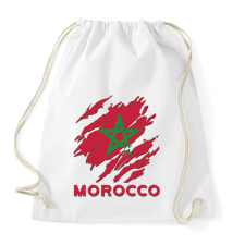 PRINTFASHION Morocco Marokkó - Sportzsák, Tornazsák - Fehér tornazsák
