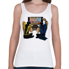 PRINTFASHION Mortal Kombat - Női atléta - Fehér női trikó