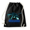 PRINTFASHION MOSASAURUS - Sportzsák, Tornazsák - Fekete