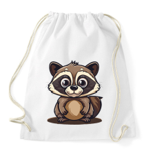 PRINTFASHION Mosó maci  - Sportzsák, Tornazsák - Fehér tornazsák