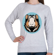 PRINTFASHION Mosolygó tengerimalac - Női pulóver - Sport szürke