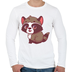 PRINTFASHION mosómaci - Férfi hosszú ujjú póló - Fehér