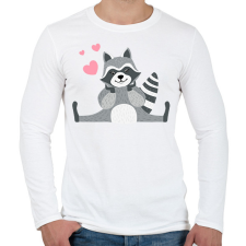 PRINTFASHION Mosómaci - Férfi hosszú ujjú póló - Fehér férfi póló