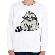 PRINTFASHION Mosómaci - Gyerek pulóver - Fehér gyerek pulóver, kardigán