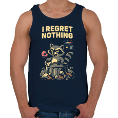 PRINTFASHION Mosómedve - Férfi atléta - Sötétkék