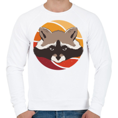 PRINTFASHION Mosómedve - Férfi pulóver - Fehér