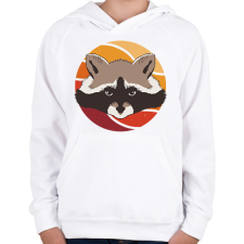 PRINTFASHION Mosómedve - Gyerek kapucnis pulóver - Fehér gyerek pulóver, kardigán