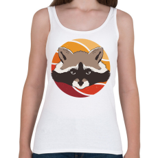 PRINTFASHION Mosómedve - Női atléta - Fehér