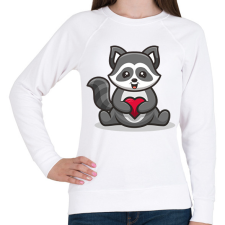 PRINTFASHION mosómedve - Női pulóver - Fehér női pulóver, kardigán