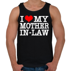 PRINTFASHION Mother in-law - Férfi atléta - Fekete