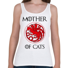 PRINTFASHION Mother of Cats - Női atléta - Fehér