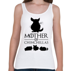 PRINTFASHION Mother of Chinchillas - Női atléta - Fehér
