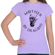 PRINTFASHION Mother of dragons - Női póló - Viola női póló