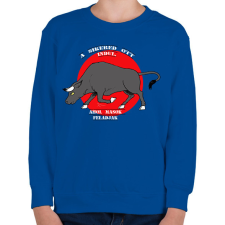 PRINTFASHION Motiváció - Gyerek pulóver - Királykék gyerek pulóver, kardigán