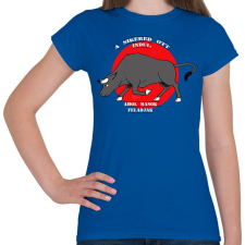 PRINTFASHION Motiváció - Női póló - Királykék női póló