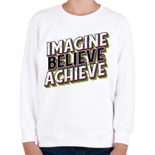 PRINTFASHION Motivációs póló - Gyerek pulóver - Fehér gyerek póló