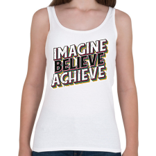 PRINTFASHION Motivációs póló - Női atléta - Fehér női póló