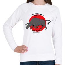 PRINTFASHION Motivation - Női pulóver - Fehér női pulóver, kardigán