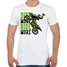 PRINTFASHION Motocross - Férfi póló - Fehér