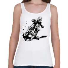 PRINTFASHION motocross - Női atléta - Fehér
