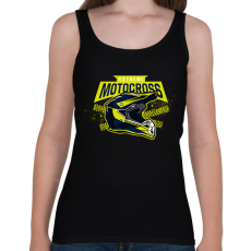 PRINTFASHION Motocross sisak - Női atléta - Fekete