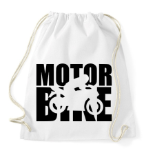 PRINTFASHION Motor BIke - Sportzsák, Tornazsák - Fehér tornazsák