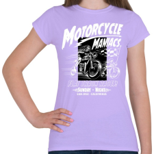 PRINTFASHION Motor mánia - Női póló - Viola női póló