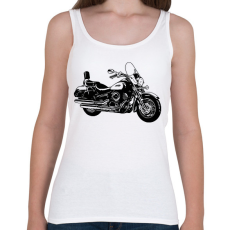 PRINTFASHION motor - Női atléta - Fehér