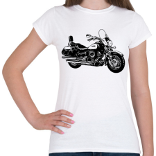 PRINTFASHION motor - Női póló - Fehér női póló