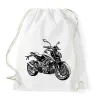 PRINTFASHION motor - Sportzsák, Tornazsák - Fehér
