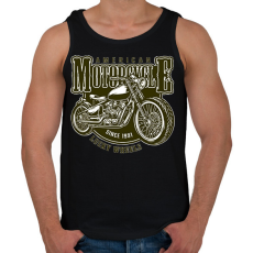 PRINTFASHION Motorcycle  - Férfi atléta - Fekete