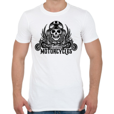 PRINTFASHION Motorcycle  - Férfi póló - Fehér