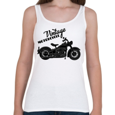 PRINTFASHION Motorcycle  - Női atléta - Fehér női trikó
