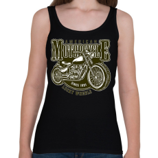 PRINTFASHION Motorcycle  - Női atléta - Fekete