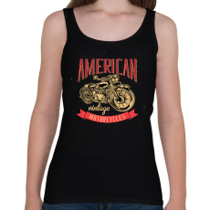 PRINTFASHION Motorcycle  - Női atléta - Fekete