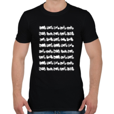 PRINTFASHION motorok sötét pólóra - Férfi póló - Fekete